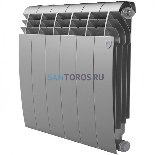Радиатор Royal Thermo 500 х 6 секций BiLiner Silver Satin биметаллический секционный НС-1176318